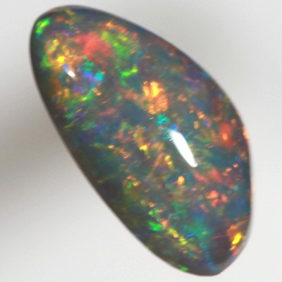 SOLID SEMI BLACK OPAL Bright and sparkling fire